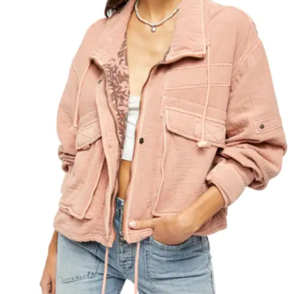 We The Free Pale Pink Jacket
